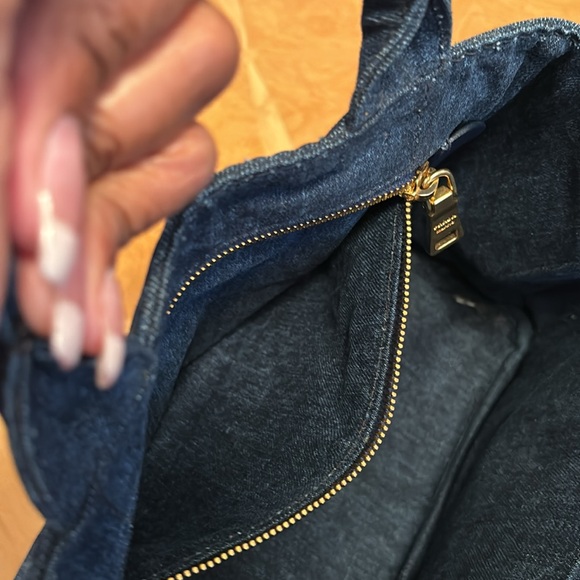 PRADA Canapa Denim Tote $675 - Picture 11 of 16